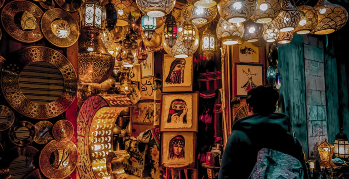 mercato di khan el khalili, il cairo vita notturna