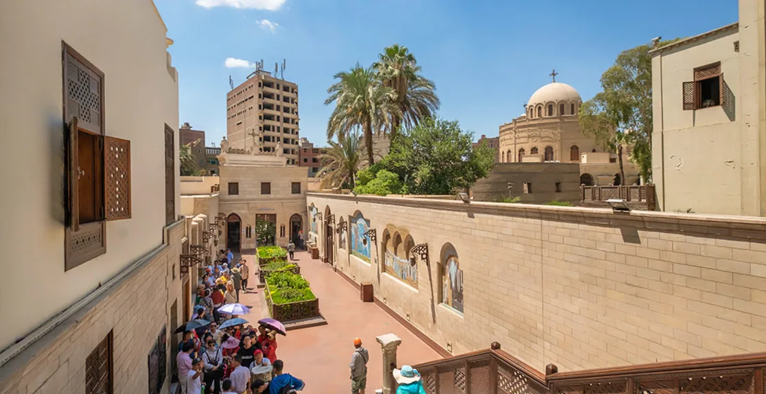La chiesa sospesa al cairo copto