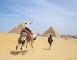 Il cairo cosa vedere, un gruppo di turisti alle piramidi
