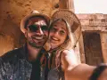 una pareja en egipto