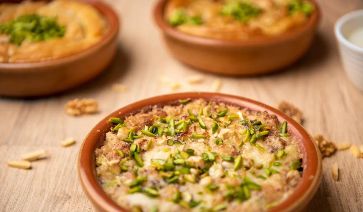 Om Ali Plato de Postre Egipcio
