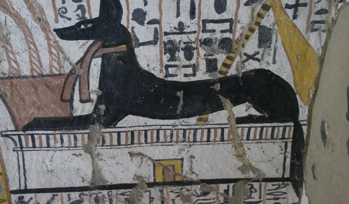 Tomb in the village of Deir el-Medina, Anubis 