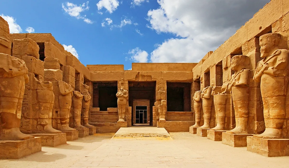 karnak temple from inside, Karnak Temple