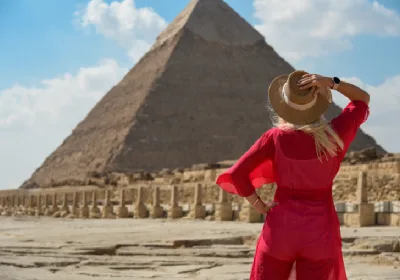 las pirámides. Egipto, El Cairo - Guiza.