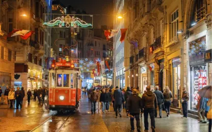 Le strade in Turchia a capodanno, Turchia capodanno