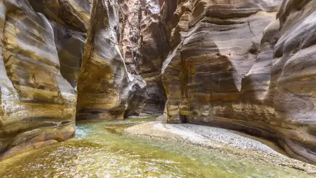 canyon wadi mujib, wadi mujib giordania