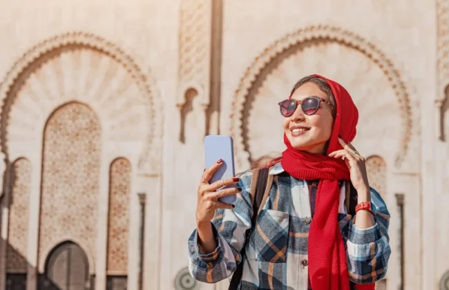 una turista a casablanca , Tour casablanca e marrakech