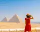 Visuale panoramica sulle piramidi durante il tour di lusso 8 giorni tra Cairo e Nilo