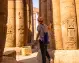 Colonnato di un tempio egizio visitabile durante il viaggio a Luxor per l'eclissi solare ad agosto 2027