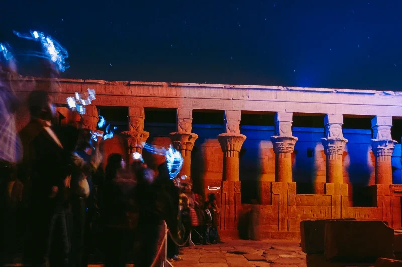 suoni e luci al tempio di philae