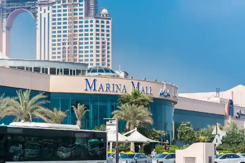 Foto del Marina Mall di Dubai visitato durante il tour di 6 giorni di