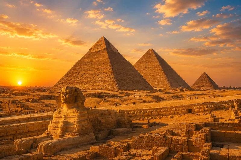 le piramidi del giza