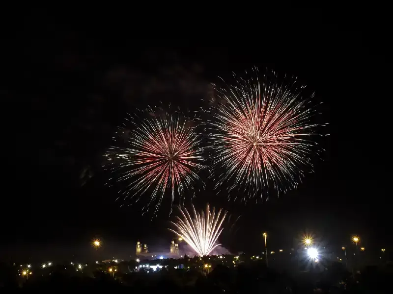 Giordania Fuochi d'artificio e celebrazioni di Capodanno