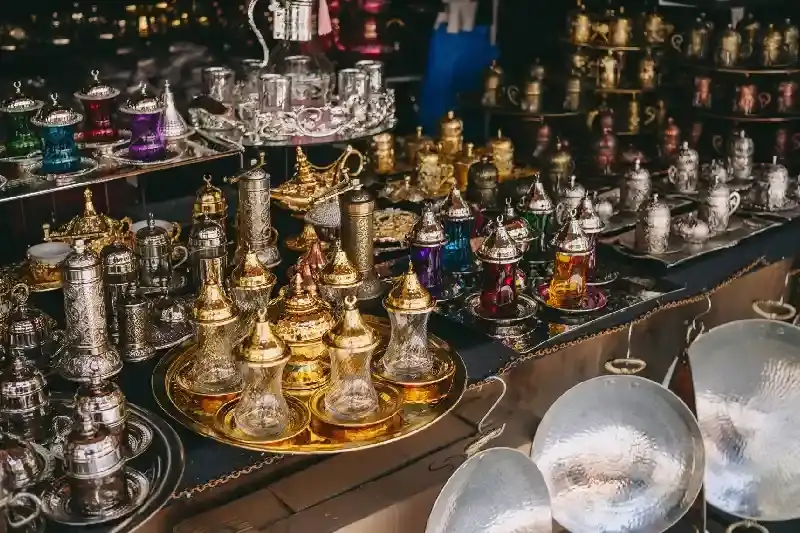 Cafe set del cafe turco in turchia , turchia cosa comprare