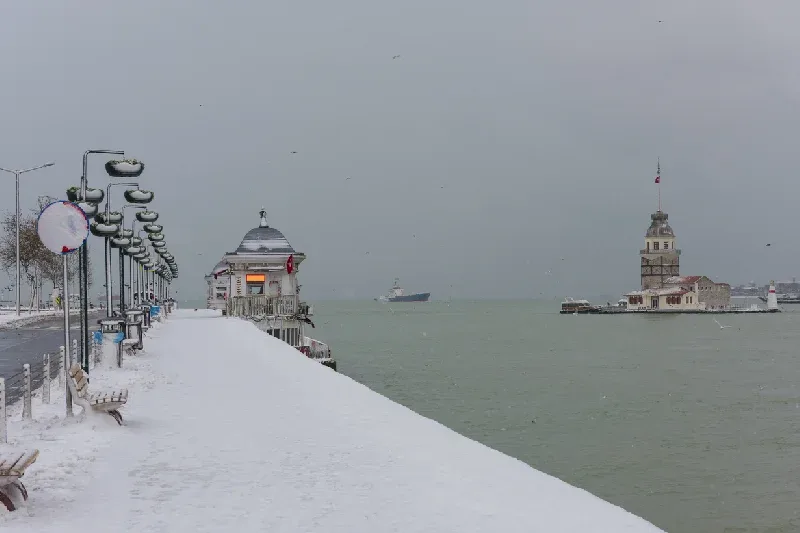 neve istanbul turchia , quando andare in turchia
