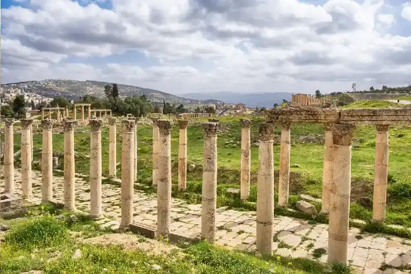 jerash antica , jerash giordania