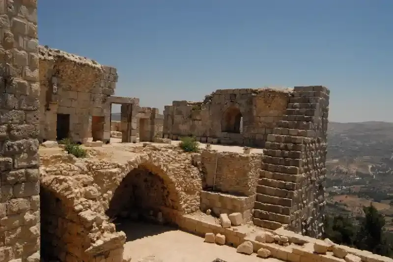il castello di ajloun , castello di ajloun giordania
