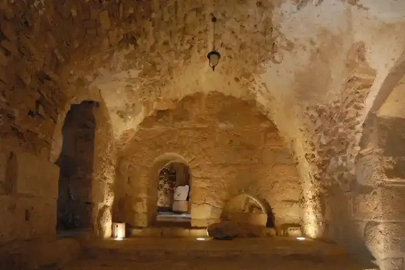 il castello di ajlun da dentro , castello di ajlun giordania