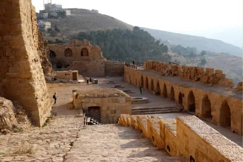 kerak giordania , castello di kerak