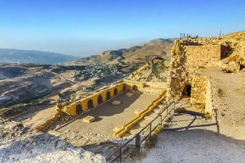 kerak Giordania , castello di kerak