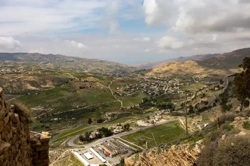 citta di kerak giordania, Castello di kerak