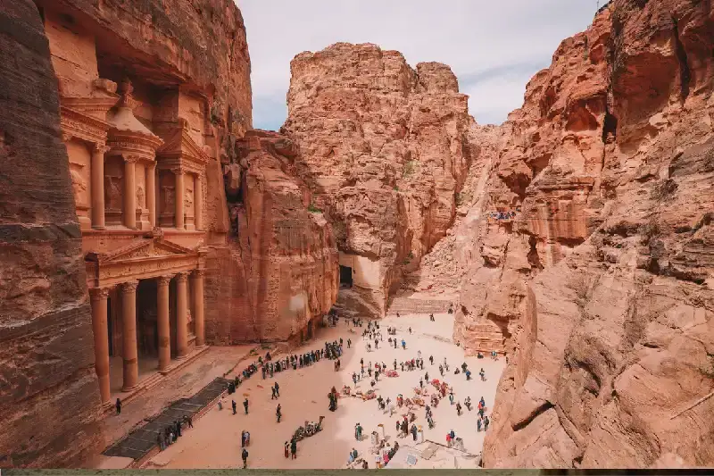 siq petra , siq di petra giordania 