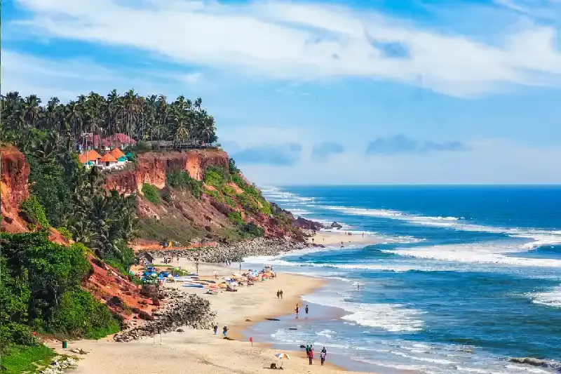 verkala spiaggia a kerala , kerala cosa vedere