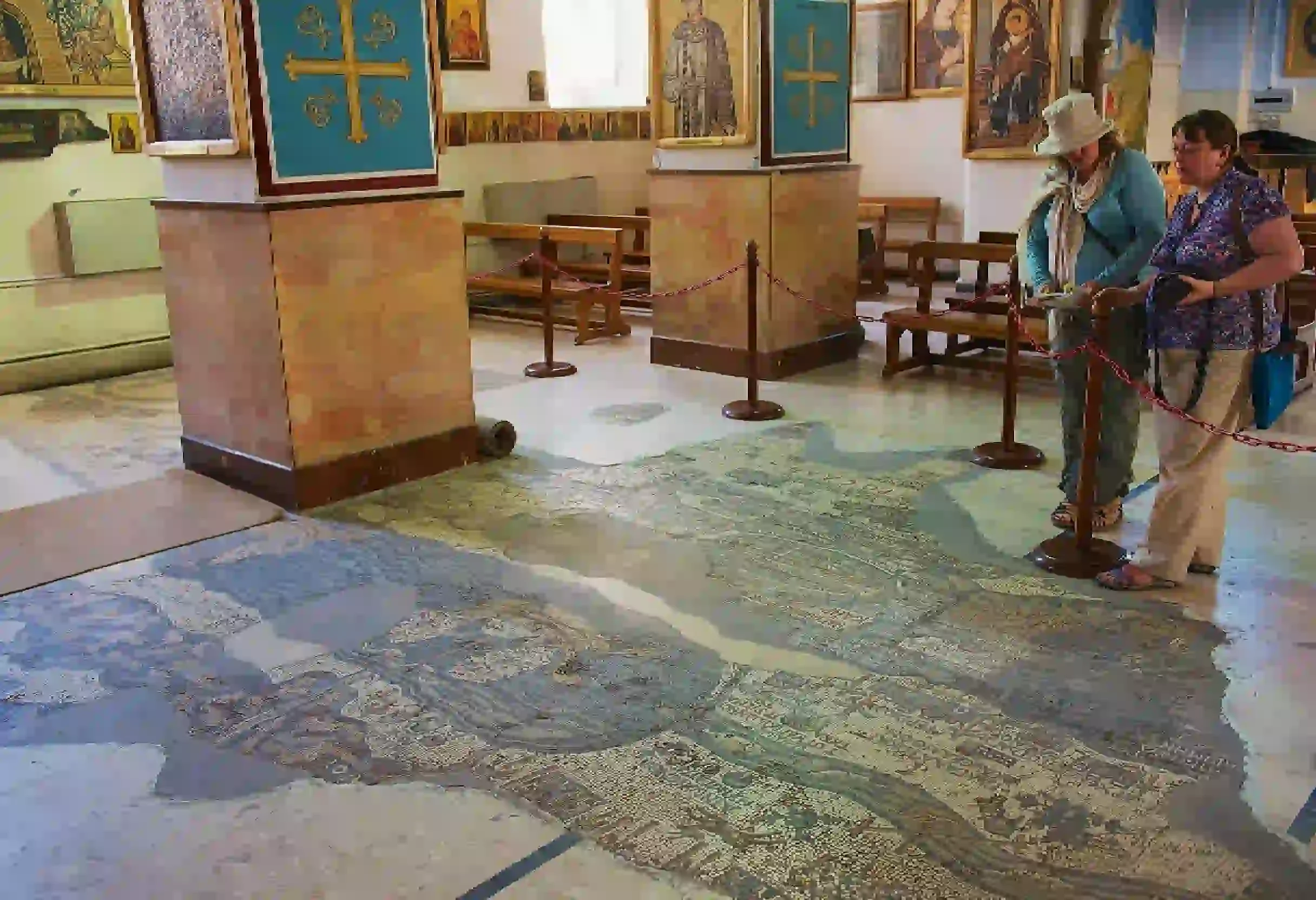 madaba giordania , giordania a dicembre
