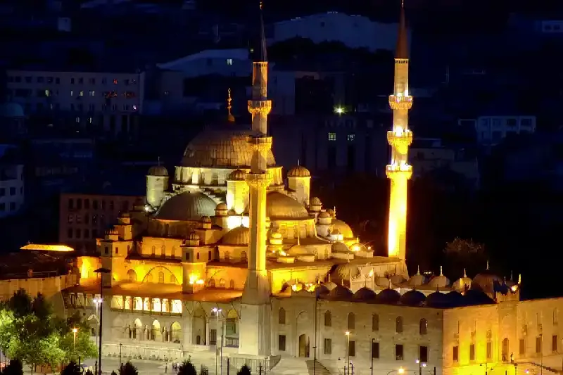 Moschea di notte, Bursa istanbul