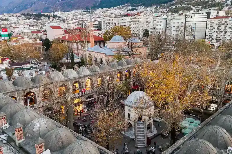 Uno storico centro commerciale ottomano a Bursa, Bursa istanbul