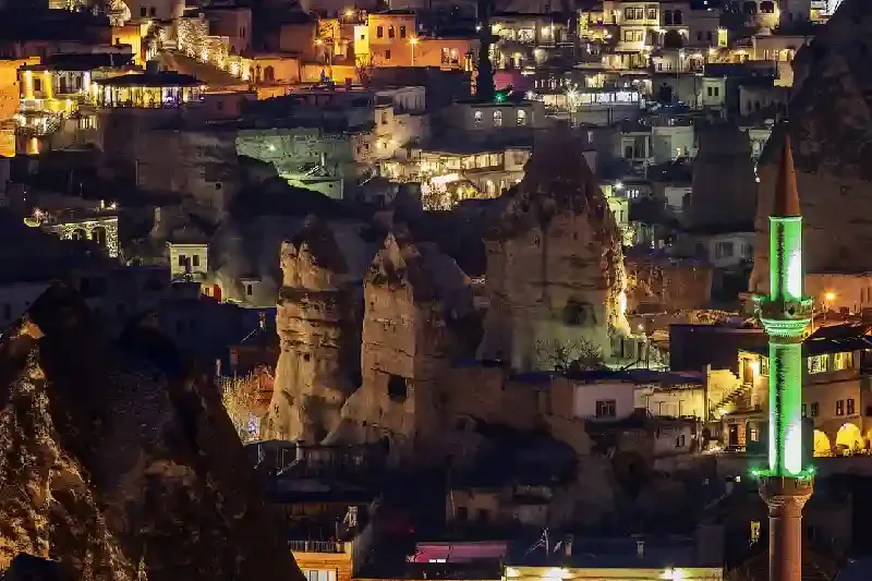 Luci notturne di Goreme, Cappadocia turchia