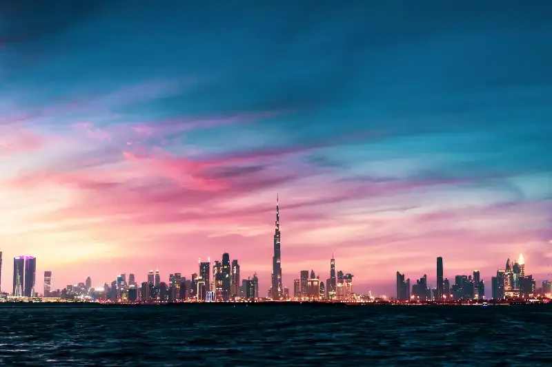 Un tramonto su Dubai, Temperature a Dubai