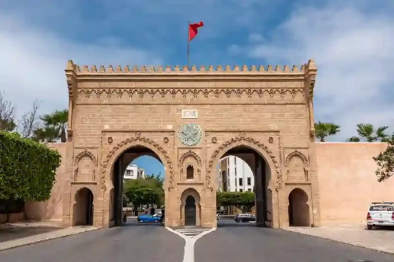 Porta Bab Soufara, ingresso principale al palazzo reale di Rabat, città imperiali marocco