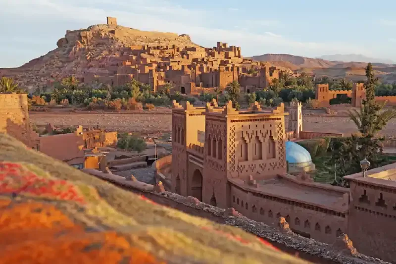 Alba berbera della Kasbah di Ait Benhaddou, ouarzazate cosa vedere