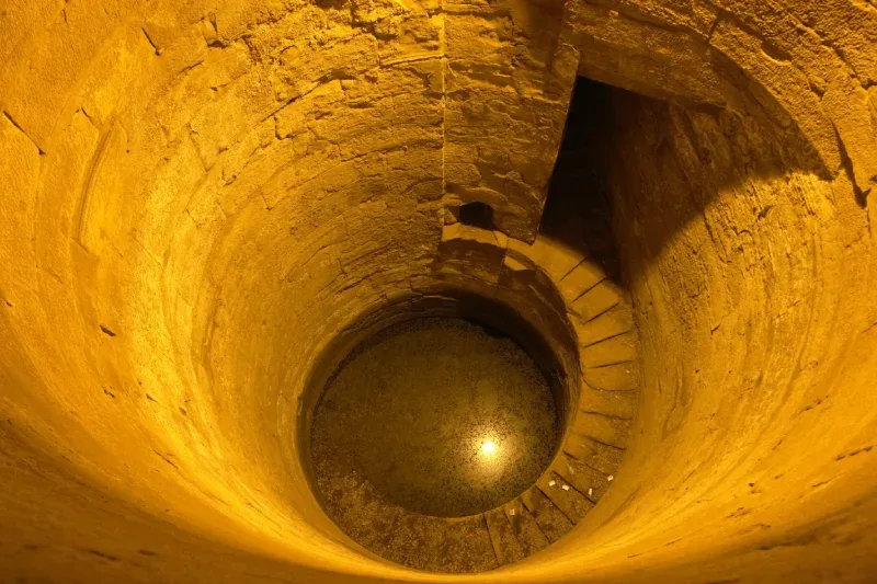 Foto all'interno del Nilometro
