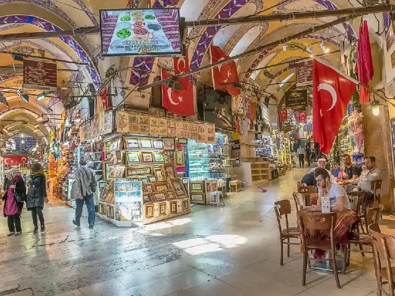 il mercato di istanbul , gran bazar di istanbul