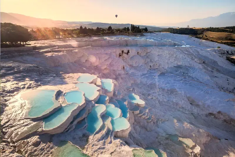 bagni termali pamukkale, pamukkale turchia