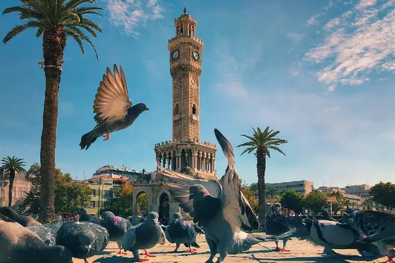 la torre orologgio di izmir, izmir tuchia