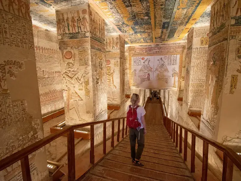 Tomba della Valle dei Re preservata perfettamente, tra le attrazioni di Luxor più incantevoli