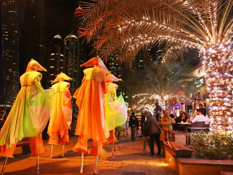 festival a dubai , dubai in inverno