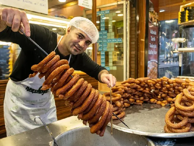 street food turco , dolci tipici turchi