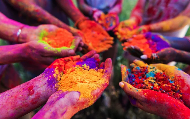 holi, festa dei colori india