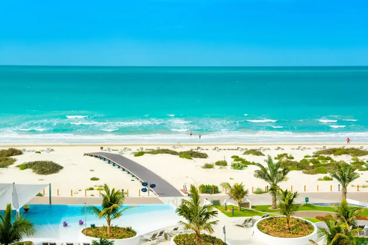 Foto della spiaggia di Saadiyat Island, recensione-mare-e-isole-abu-dhabi