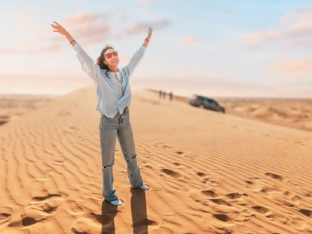 Turista al deserto di Abu Dhabi , cosa fare ad Abu Dhabi