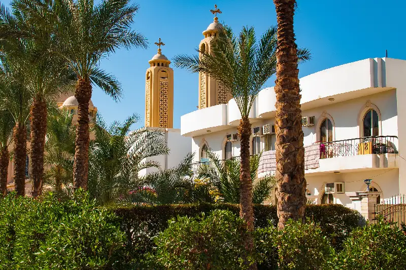 Iglesia As Samayun en Sharm El Sheikh en el Mar Rojo