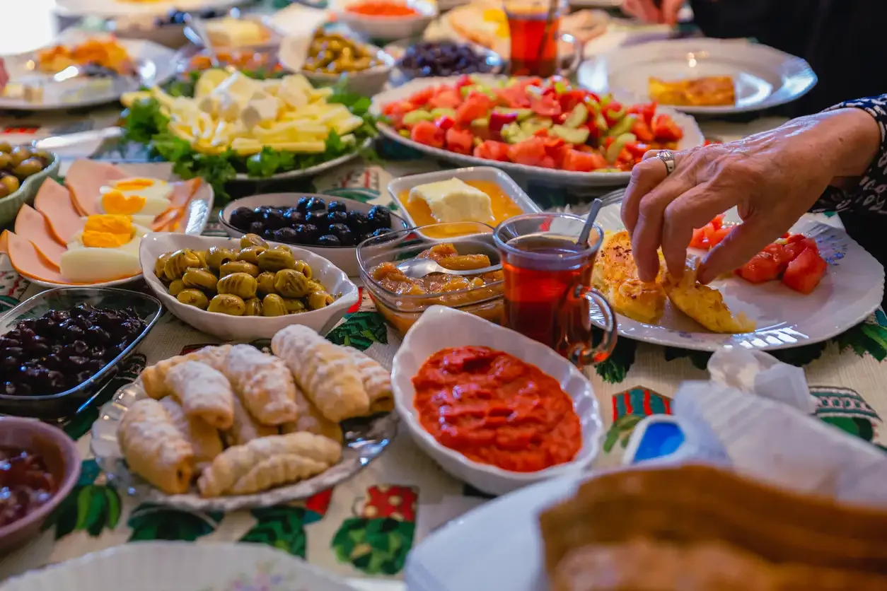 colazione turca , piatti tipici istanbul 