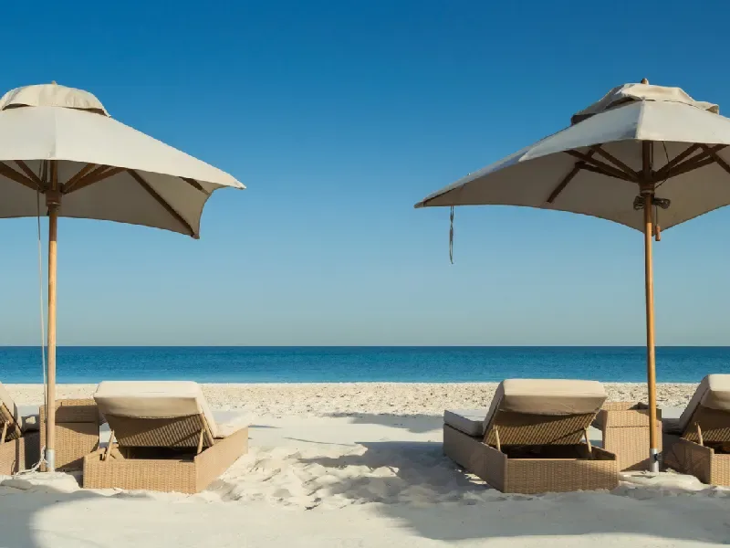 spiaggia a Dubai 