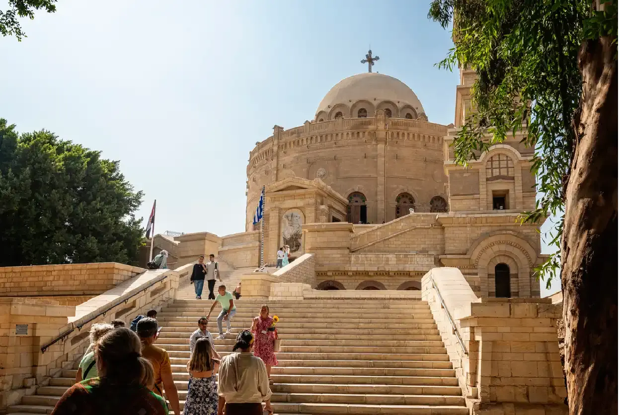 La chiesa sospesa in egitto