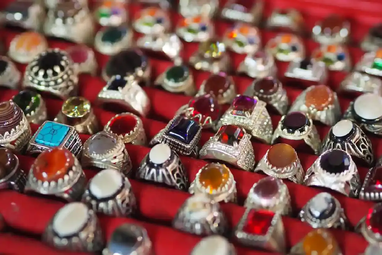 anelli di argento dell'oman souvenir