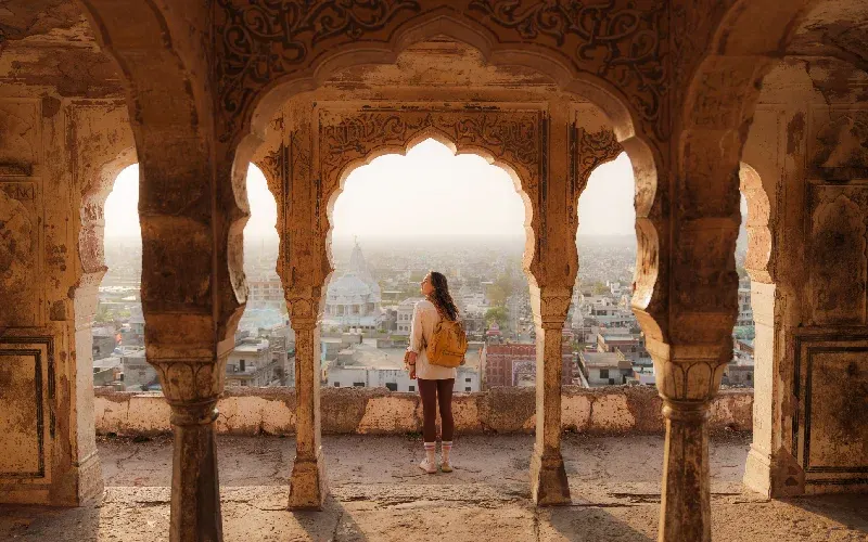Una donna a Jaipur